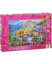 Puzzle Schmidt din 1000 de piese - Hallstatt pitoresc