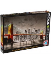 Puzzle Eurographics din 1000 de piese - Podul Brooklyn, New York -1