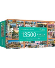 Puzzle panoramic Trefl din 13500 de piese - Calatorie indepartata