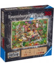 Puzzle-ghicitoare Ravensburger din 368 de piese - În grădina de iarnă -1