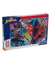 Puzzle Clementoni de 24 maxi piese - Spiderman