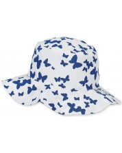 Pălărie de vară cu protecție UV 30+ Sterntaler - Fluturi, 53 cm, 2-4 ani -1