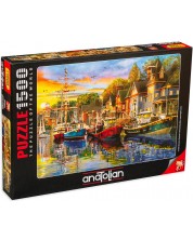 Puzzle Anatolian de 1500 piese - Luminile portului