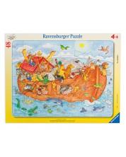 Puzzle Ravensburger din 48 de piese - The great Noah's Ark -1