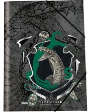 Dosar cu elastic Kids Licensing - Harry Potter, Slytherin -1