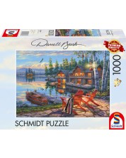 Puzzle Schmidt de 1000 de piese - Malul lacului Lun