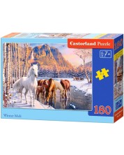 Puzzle Castorland 180 de bucăți - Dezgheț de iarnă