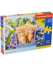 Puzzle Castorland din 70 de piese - Pisicuțe drăguțe -1