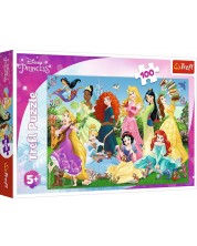 Puzzle Trefl din 100 de piese - Disney Princess