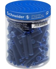 Penițe de stilou Schneider - 100 buc, albastru -1