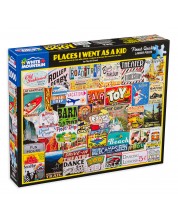 Puzzle White Mountain din 1000 de piese - Places I Went As A Kid -1