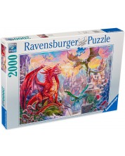 Puzzle Ravensburger din 2000 de piese - Dragon -1