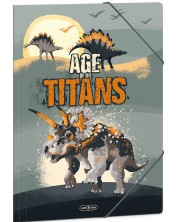 Ars Una Age of the Titans dosar cu gumă de șters - A4 -1