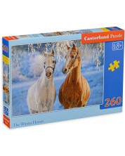 Puzzle Castorland de 260 piese - The Winter Horses