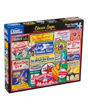 Puzzle  White Mountain din 500 de piese - Classic Signs -1
