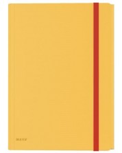 Mapa cu elastic si capace Leitz Cosy - Warm Yellow -1