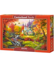 Puzzle Castorland din 1000 de piese - Simțirea toamnei -1