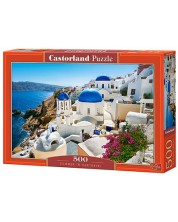 Puzzle Castorland din 500 de piese - Vara in Santorini