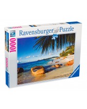 Puzzle Ravensburger din 1000 de piese - Sub palmierii -1