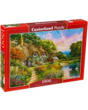 Puzzle Castorland din 1500 de piese - Villa by the River -1