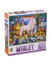 Puzzle Master Pieces din 300 XXL de piese - Unicorn World -1