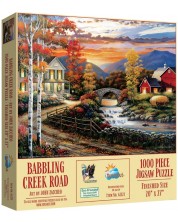 Puzzle SunsOut din 1000 de piese - Drumul Babbling Creek -1