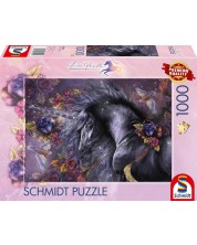 Puzzle Schmidt din 1000 de piese - Unicorn "Blue Rose"