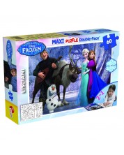 Puzzle Lisciani Maxi - Frozen, 60 piese -1
