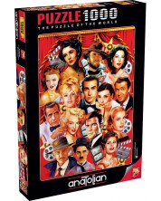 Puzzle Anatolian din 1000 piese - Vedete de la Hollywood -1