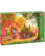 Puzzle Trefl din 1000 de piese - Vilă cu acoperiș de paie