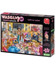 Puzzle-ghicitoare Jumbo din 1000 pieste - La cafenea