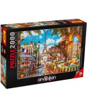 Puzzle Anatolian de 2000 piese - O zi la Paris