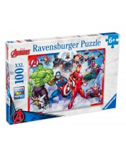 Puzzle Ravensburger de 100 XXL piese - Razbunatorii