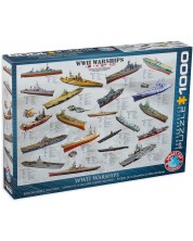 Puzzle Eurographics din 1000 de piese - Nave militare din Al doilea razboi mondial -1
