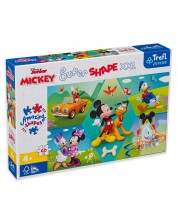 Puzzle Trefl din 60 XXL de piese - Mereu distractiv cu Mickey