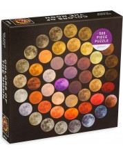Puzzle Galison din 500 de piese - Culorile lunii