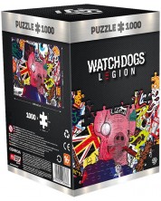Puzzle Good Loot din 1000 de piese - Watch Dogs Legion: Pig Mask -1