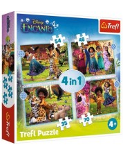 Puzzle Trefl 4 în 1 - Enkanto