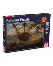 Puzzle Schmidt de 1000 piese - Ship at Anchor