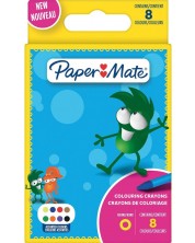 Creioane de colorat Paper Mate Kids - 8 culori