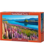 Puzzle Castorland din 500 de piese - Lacul Tekapo, Noua Zeelandă