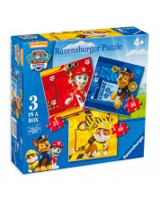 Puzzle Ravensburger 3 in 1 - Rubi, Marschall si Chase, Paw patrol