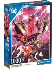 Puzzle Clementoni din 1000 piese - Personajele lui DC Comics