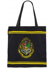Geantă de cumpărături Cine Replicas Movies: Harry Potter - Hogwarts (Black & Yellow) -1