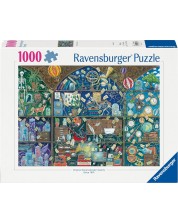 Puzzle Ravensburger din 1000 de piese  - Cabinetul de curiozitate -1