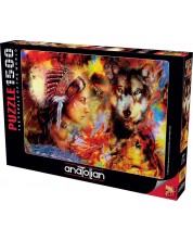Puzzle Anatolian de 1500 piese - Lup