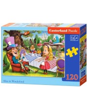 Puzzle Castorland de 120 piese - Alice in Tara Minunilor