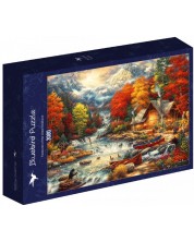 Puzzle Bluebird din 3000 de piese - Poveste de toamnă