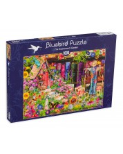 Puzzle Bluebird din 1000 de piese - The Scarecrow's Garden, Aimee Stewart -1