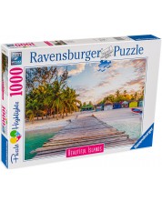 Puzzle de 1000 de piese Ravensburger - Vacanta in Caraibe